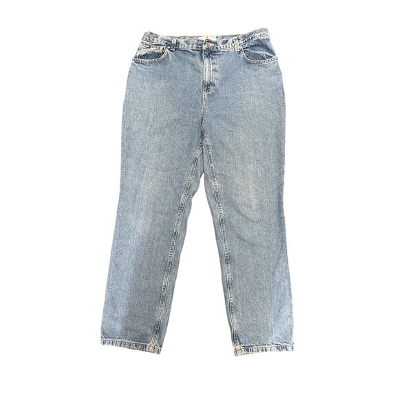 Tommy Hilfiger Jeans Women Sz 16 R/31 Lighter Wash - Picture 1 of 6